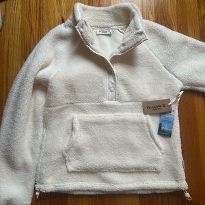 BearPaw Women's Off-White Teddy Jacket